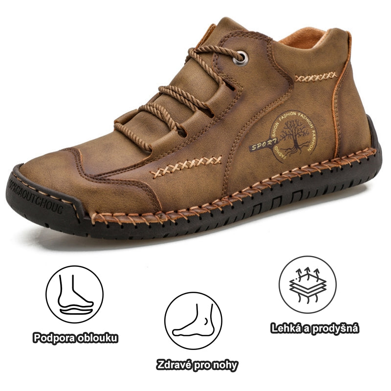 🔥dnes sleva 50 % - nenechte si ji ujít ⏰-SLANCKS® Měkké a pohodlné italské ručně vyráběné kožené boty - Ergonomický design