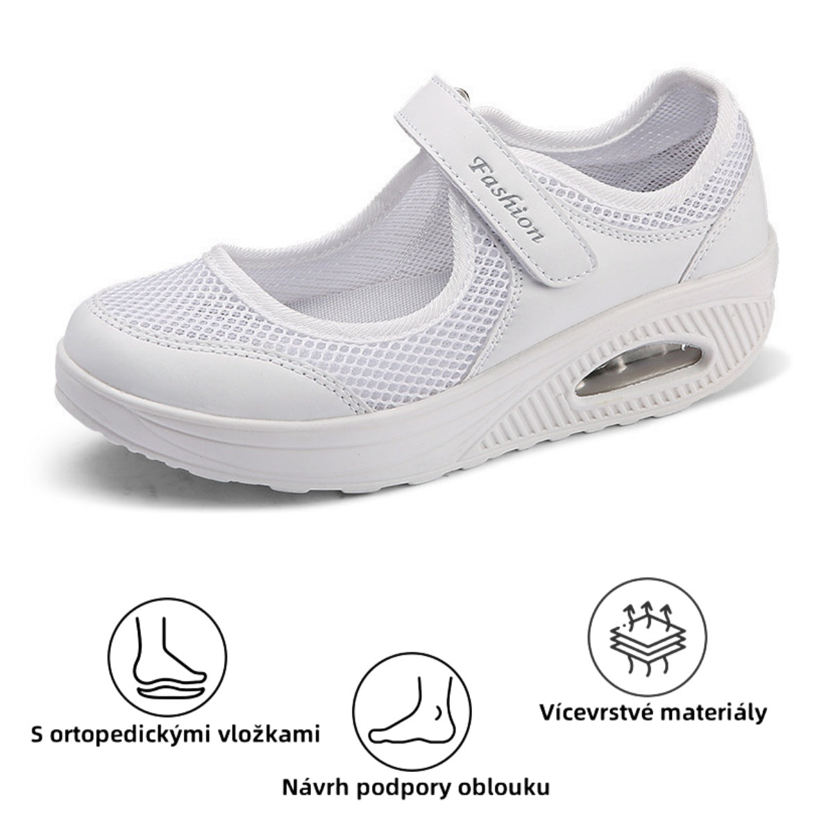 🔥Dnes za poloviční cenu | Dámská prodyšná ortopedická obuv, vysoce tlumící nárazy - s 168 patenty na obuv👞 Usnadňuje chůzi