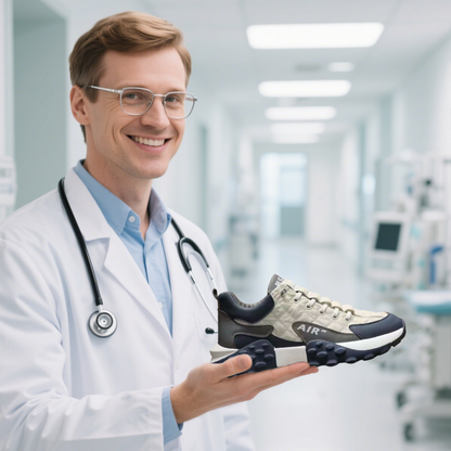 Ortopedická obuv Slancks® | Ergonomicky tvarovaná, měkká a pohodlná, zmírňuje únavu nohou po dlouhém dni.