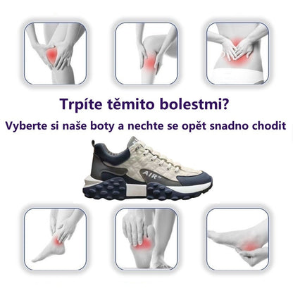 Ortopedická obuv Slancks® | Ergonomicky tvarovaná, měkká a pohodlná, zmírňuje únavu nohou po dlouhém dni.