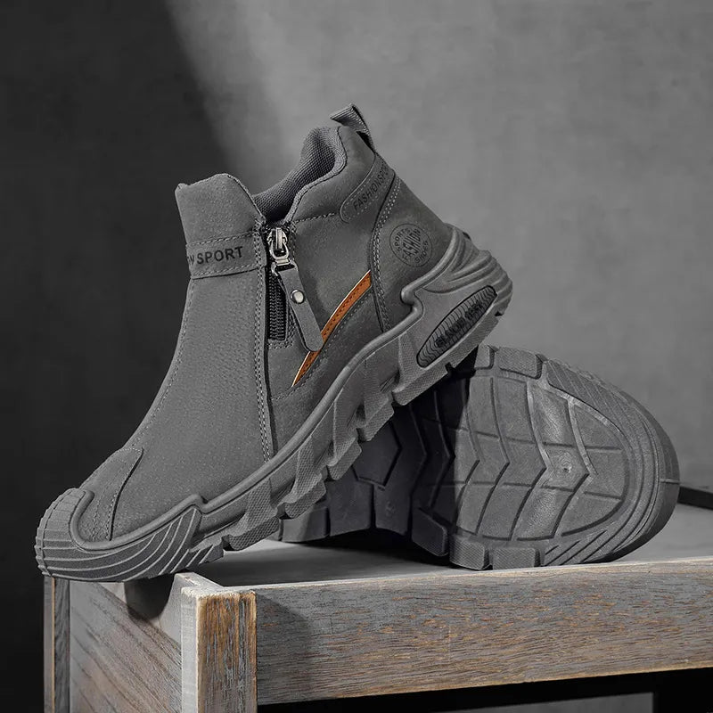 🐂 Pánské boty z telecí kůže, vyrobené v Austrálii 👞 Ručně šité, snadné nazouvání a zouvání ✅ Podpora klenby, voděodolné a protiskluzové: pro pohodlnou chůzi