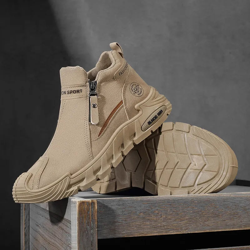 🐂 Pánské boty z telecí kůže, vyrobené v Austrálii 👞 Ručně šité, snadné nazouvání a zouvání ✅ Podpora klenby, voděodolné a protiskluzové: pro pohodlnou chůzi