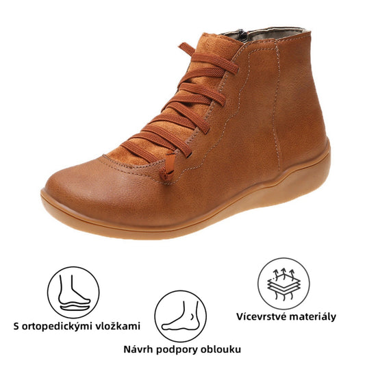 🔥Dnes za poloviční cenu - nenechte si to ujít｜ Ergonomicky navržená ortopedická obuv - design podpory klenby 👞Snadno se zbavte bolesti nohou