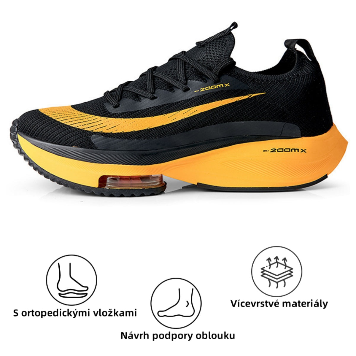 Ortopedické běžecké boty Slancks® | Pohodlné, lehké a protiskluzové | Poskytují oporu klenby a zmírňují bolest