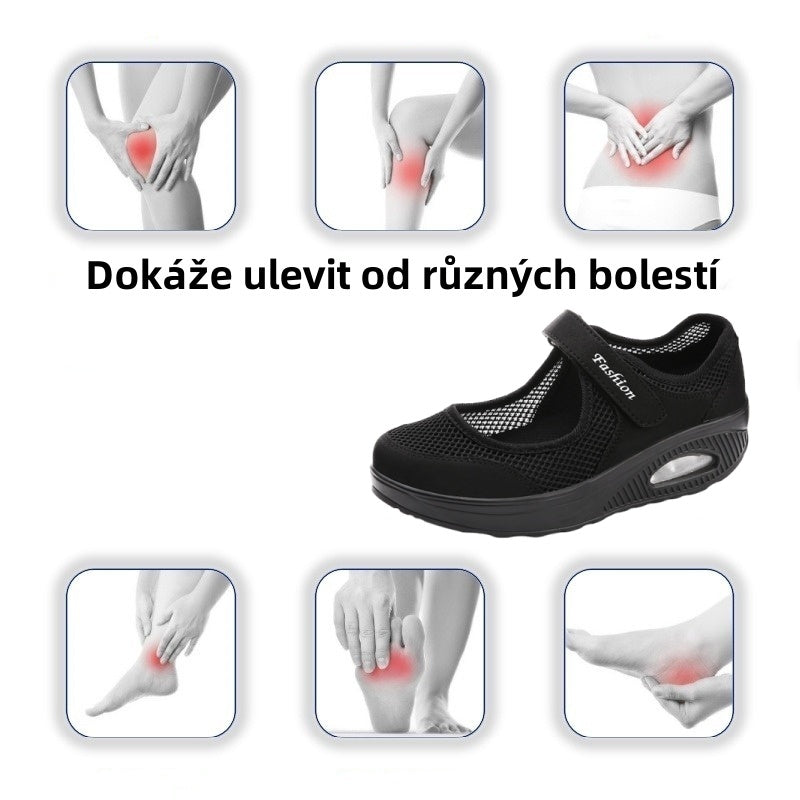 🔥Dnes za poloviční cenu | Dámská prodyšná ortopedická obuv, vysoce tlumící nárazy - s 168 patenty na obuv👞 Usnadňuje chůzi