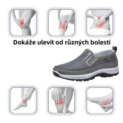 【🔥Dnes za poloviční cenu - nenechte si to ujít】 Ergonomicky navržená ortopedická obuv - design podpory klenby 👞Snadno se zbavte bolesti nohou