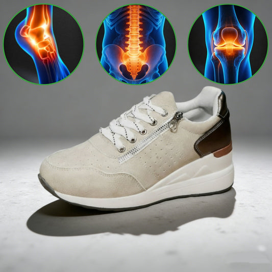 Dámská volnočasová obuv Slancks® | Pohodlné tenisky – Ergonomicky tvarovaná lékařská ortopedická obuv s oporou klenby pro účinnou úlevu od bolesti nohou.