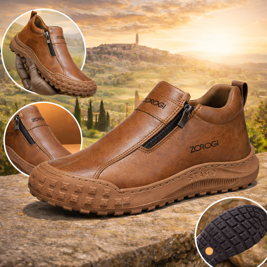 🐂Chytré vložky do bot využívající technologii umělé inteligence | Prémiová kůže + ručně šité: Nezbytnost pro muže 🔴Přenosná ortopedická obuv