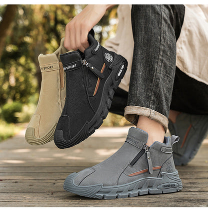 🐂 Pánské boty z telecí kůže, vyrobené v Austrálii 👞 Ručně šité, snadné nazouvání a zouvání ✅ Podpora klenby, voděodolné a protiskluzové: pro pohodlnou chůzi