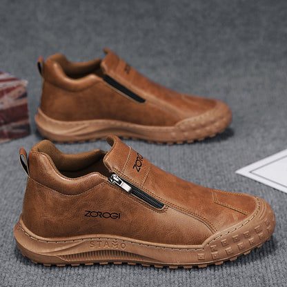 🐂Chytré vložky do bot využívající technologii umělé inteligence | Prémiová kůže + ručně šité: Nezbytnost pro muže 🔴Přenosná ortopedická obuv