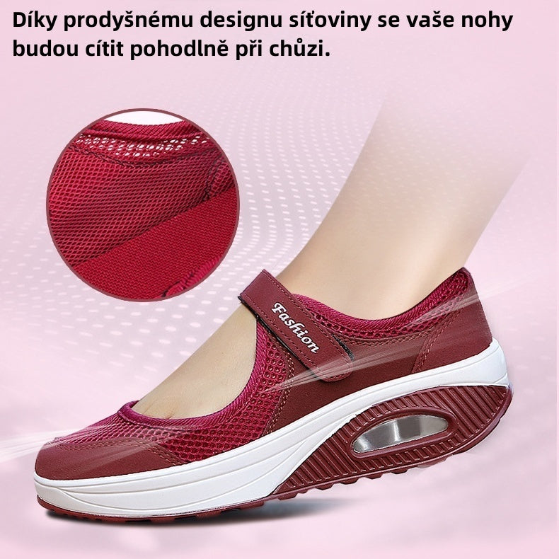 🔥Dnes za poloviční cenu | Dámská prodyšná ortopedická obuv, vysoce tlumící nárazy - s 168 patenty na obuv👞 Usnadňuje chůzi