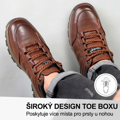 🔥Dnes sleva 50 % – vezměte si to!｜ Prémiová stylová ortopedická obuv 👞 – Ergonomický design pro úlevu od bolesti
