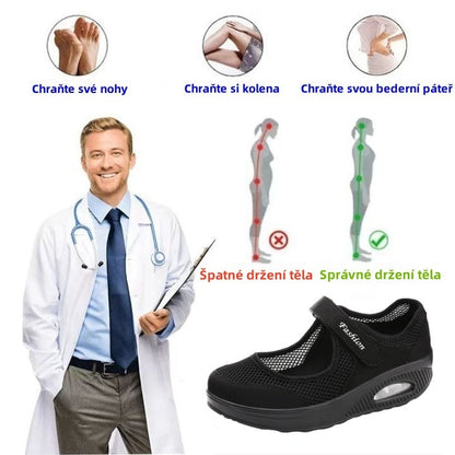 🔥Dnes za poloviční cenu | Dámská prodyšná ortopedická obuv, vysoce tlumící nárazy - s 168 patenty na obuv👞 Usnadňuje chůzi