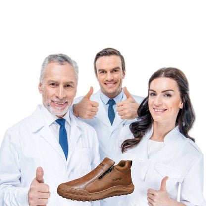 🐂Chytré vložky do bot využívající technologii umělé inteligence | Prémiová kůže + ručně šité: Nezbytnost pro muže 🔴Přenosná ortopedická obuv